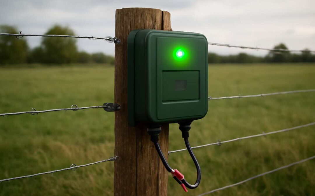 Secure your property with an electric fencing energiser: reliable power and protection.